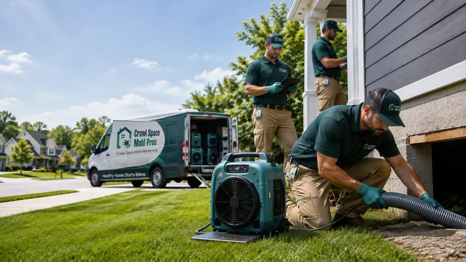 Crawl Space Mold Removal in Charles City, VA